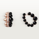 Серьги Cartier Clash de Cartier hoop earrings, onyx, extra-large model, diamonds N8515235