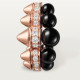 Серьги Cartier Clash de Cartier hoop earrings, onyx, extra-large model, diamonds N8515235