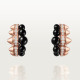 Серьги Cartier Clash de Cartier hoop earrings, onyx, extra-large model, diamonds N8515235