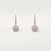 Серьги Cartier Destinée sleeper earrings, 2 brilliant-cut diamonds, paved N8515125