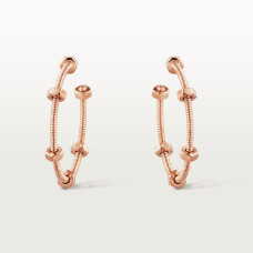 Серьги Cartier Ecrou de Cartier hoop earrings B8301408