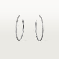 Серьги Cartier Etincelle de Cartier hoop earrings, large model, paved N8515086