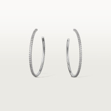 Серьги Cartier Etincelle de Cartier hoop earrings, large model, paved N8515086