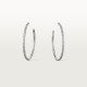 Серьги Cartier Etincelle de Cartier hoop earrings, large model, paved N8515086