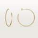 Серьги Cartier Etincelle de Cartier hoop earrings, large model, paved N8515096