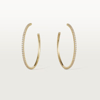 Серьги Cartier Etincelle de Cartier hoop earrings, large model, paved N8515096