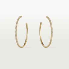 Серьги Cartier Etincelle de Cartier hoop earrings, large model, paved N8515096