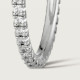 Серьги Cartier Etincelle de Cartier hoop earrings, medium model, paved B8301227