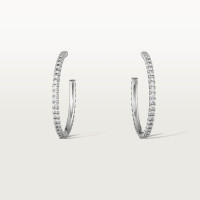 Серьги Cartier Etincelle de Cartier hoop earrings, medium model, paved B8301227