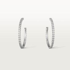 Серьги Cartier Etincelle de Cartier hoop earrings, medium model, paved B8301227