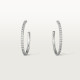Серьги Cartier Etincelle de Cartier hoop earrings, medium model, paved B8301227