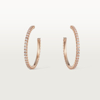 Серьги Cartier Etincelle de Cartier hoop earrings, medium model, paved B8301246