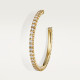 Серьги Cartier Etincelle de Cartier hoop earrings, medium model, paved B8301247