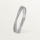 Серьги Cartier Etincelle de Cartier hoop earrings, triple row, paved N8515137