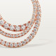 Серьги Cartier Etincelle de Cartier hoop earrings, triple row, paved N8515190