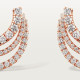 Серьги Cartier Etincelle de Cartier hoop earrings, triple row, paved N8515190