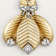 Серьги Cartier Grain de Café earrings, diamonds B8301524