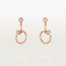 Серьги Cartier Juste un Clou earrings, double, diamonds B8301503
