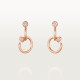 Серьги Cartier Juste un Clou earrings, double, diamonds B8301503