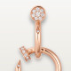 Серьги Cartier Juste un Clou earrings, double, diamonds B8301503