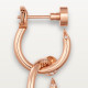 Серьги Cartier Juste un Clou earrings, double, diamonds B8301503