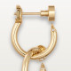 Серьги Cartier Juste un Clou earrings, double, diamonds B8301504