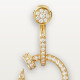 Серьги Cartier Juste un Clou earrings, double, paved N8515271
