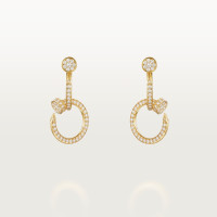 Серьги Cartier Juste un Clou earrings, double, paved N8515271
