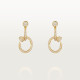 Серьги Cartier Juste un Clou earrings, double, paved N8515271