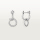 Серьги Cartier Juste un Clou earrings, double, paved N8515272