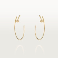 Серьги Cartier Juste un Clou hoop earrings, large model, diamonds B8301225
