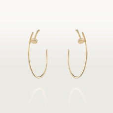 Серьги Cartier Juste un Clou hoop earrings, large model, diamonds B8301225