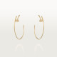 Серьги Cartier Juste un Clou hoop earrings, large model, diamonds B8301225