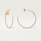 Серьги Cartier Juste un Clou hoop earrings, large model, paved N8515009