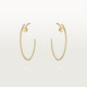 Серьги Cartier Juste un Clou hoop earrings, large model, paved N8515308