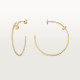 Серьги Cartier Juste un Clou hoop earrings, large model, paved N8515308