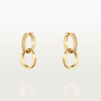 Серьги Cartier LOVE earrings, multiwear, half-paved N8515241