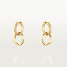 Серьги Cartier LOVE earrings, multiwear, half-paved N8515241