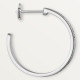 Серьги Cartier LOVE hoop earrings, medium model, paved N8515193