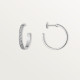 Серьги Cartier LOVE hoop earrings, medium model, paved N8515193