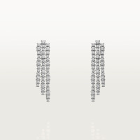 Серьги Cartier Lignes Essentielles earrings, brilliant-cut diamonds H8000455