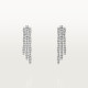 Серьги Cartier Lignes Essentielles earrings, brilliant-cut diamonds H8000455