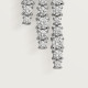 Серьги Cartier Lignes Essentielles earrings, brilliant-cut diamonds H8000455