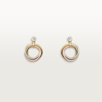 Серьги Cartier Trinity earrings, brilliant-cut diamonds B8301462