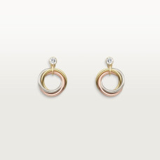 Серьги Cartier Trinity earrings, brilliant-cut diamonds B8301462