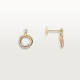 Серьги Cartier Trinity earrings, brilliant-cut diamonds B8301462