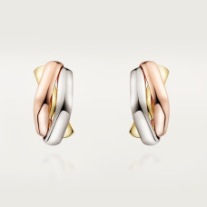 Серьги Cartier Trinity earrings, cushion-shaped B8301507