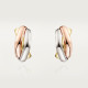 Серьги Cartier Trinity earrings, cushion-shaped B8301507