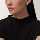 Серьги Cartier Trinity earrings, cushion-shaped, half-paved B8301535