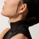 Серьги Cartier Trinity earrings, half-paved B8301465